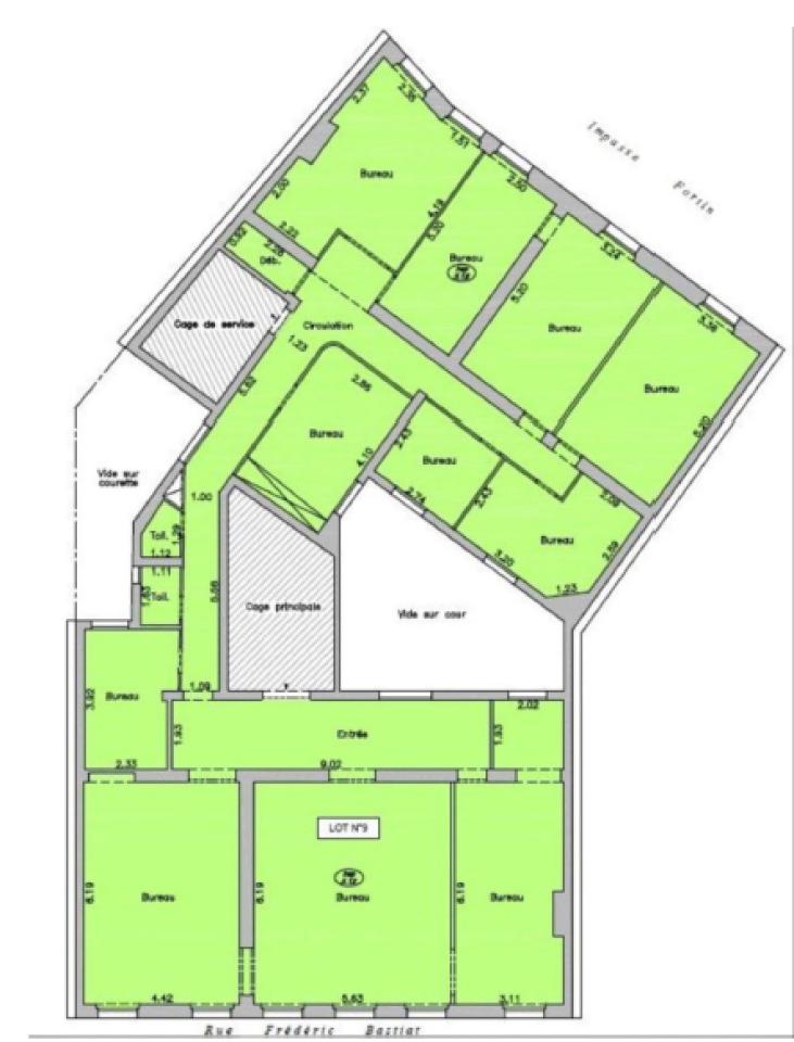 Bureau Paris 241m² Location bureau Paris OLBUR2529446 1